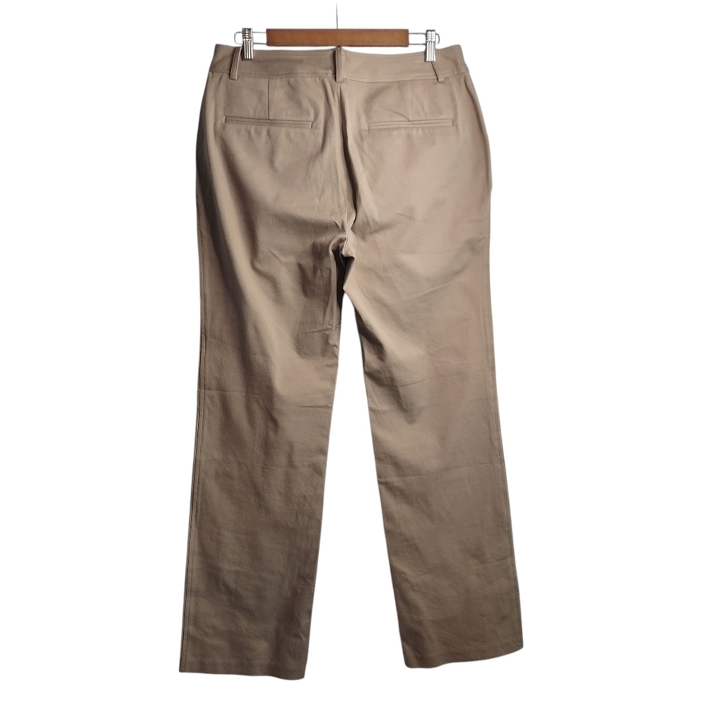 Lauren Ralph Lauren Women's dress Dress Pants Light Brown Cotton Blend Size 12 - Picture 2 of 6
